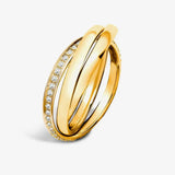 18ct Yellow 0.54ct 2mm RWR 2/3 Set HEERA DIAMONDS