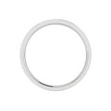 3mm Band Flat Court Wedding Ring - HEERA DIAMONDS