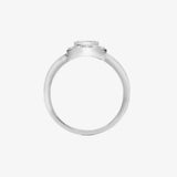 9ct White Gold Diamond And Black Diamond Ring HEERA DIAMONDS