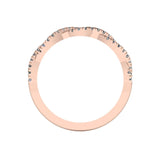 "Amara" Twist Pavé Diamond Eternity Ring ET69 - HEERA DIAMONDS