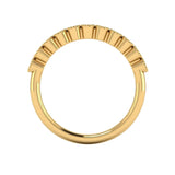 "Anja" Mini Bubbles Round Pattern Diamond Half Eternity Ring ET77 - HEERA DIAMONDS