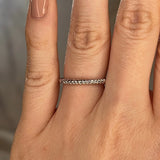 "Aspen" Minimalist Twisted Rope Contemporary Eternity Ring ET72 - HEERA DIAMONDS