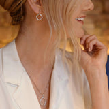 Behold White Topaz Earrings Hot Diamonds