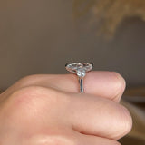"Charlotte" Three Stone Marquise Cut with Round Cut Diamond Trilogy Engagement Ring 3SMC02 - HEERA DIAMONDS