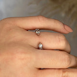 "Clio" Bubble Round Brilliant Diamonds Open Eternity Ring ET10 - HEERA DIAMONDS