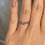 "Delya" Shaped Dipped Centre Eternity Ring ET11 - HEERA DIAMONDS