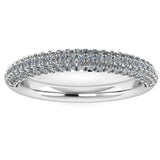 Diamond Paved Set Eternity Band Wedding Ring - HEERA DIAMONDS