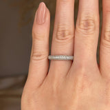 Diamond Paved Set Eternity Band Wedding Ring - HEERA DIAMONDS