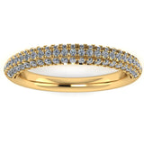 Diamond Paved Set Eternity Band Wedding Ring - HEERA DIAMONDS