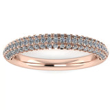 Diamond Paved Set Eternity Band Wedding Ring - HEERA DIAMONDS