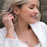 Enchanting Encased Earrings Hot Diamonds