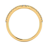 "Esme" U Shaped Pavé Diamond Eternity Ring ET43 - HEERA DIAMONDS