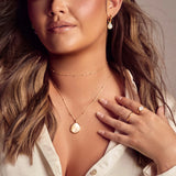 HD X JJ Calm Mother Of Pearl Pendant HD X Golden Edit