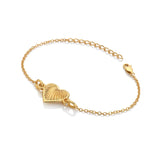 HD X JJ Essence Heart Bracelet HD X Golden Edit