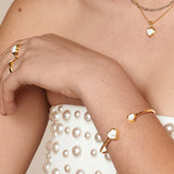 HD X JJ Heart Bangle - MOP HD X Golden Edit