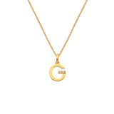 HD X JJ Letter G Pendant - Yellow Gold Plated HD X Golden Edit