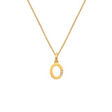 HD X JJ Letter O Pendant - Yellow Gold Plated HD X Golden Edit
