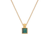 HD X JJ Revive Malachite Square Pendant HD X Golden Edit
