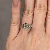 "Haven" Oval Cut Diamond Shoulders Engagement Ring - HEERA DIAMONDS