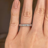 Horizontal Baguette Diamond Channel Set Eternity Band Wedding Ring - HEERA DIAMONDS