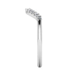 "Leia" Pavé Shaped Eternity Ring ET21 - HEERA DIAMONDS