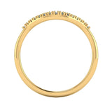 "Leia" Pavé Shaped Eternity Ring ET21 - HEERA DIAMONDS