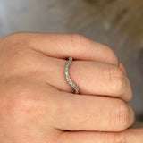 "Leia" Pavé Shaped Eternity Ring ET21 - HEERA DIAMONDS