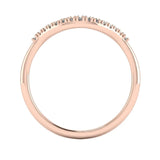 "Leia" Pavé Shaped Eternity Ring ET21 - HEERA DIAMONDS