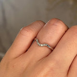 "Lilah" Dainty Diamond Shaped Eternity Band ET19 - HEERA DIAMONDS