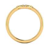 "Lilah" Dainty Diamond Shaped Eternity Band ET19 - HEERA DIAMONDS