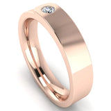 Men's Diamond Band 0.1ct Wedding Ring DW3 Heera Diamonds HEERA DIAMONDS