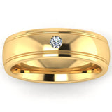 Men's Diamond Band 0.1ct Wedding Ring DW8 Heera Daimonds HEERA DIAMONDS