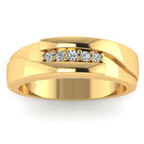 Men's Diamond Band 0.2ct Lab Grown Wedding Ring GR19974 HEERA DIAMONDS