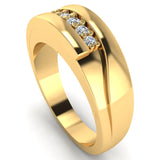 Men's Diamond Band 0.2ct Lab Grown Wedding Ring GR19974 HEERA DIAMONDS