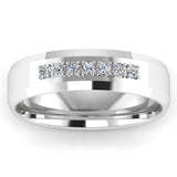 Men's Diamond Band 0.2ct Wedding Ring DW28 Heera Diamonds HEERA DIAMONDS