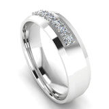 Men's Diamond Band 0.2ct Wedding Ring DW28 Heera Diamonds HEERA DIAMONDS