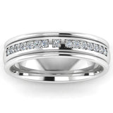 Men's Diamond Band 0.2ct Wedding Ring DW29 Heera Diamonds HEERA DIAMONDS