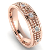 Men's Diamond Band 0.2ct Wedding Ring DW33 Heera Diamonds HEERA DIAMONDS