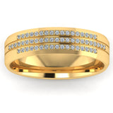 Men's Diamond Band 0.2ct Wedding Ring DW34 Heera Diamonds (Copy) HEERA DIAMONDS