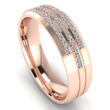 Men's Diamond Band 0.2ct Wedding Ring DW34 Heera Diamonds (Copy) HEERA DIAMONDS