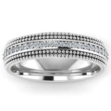 Men's Diamond Band 0.2ct Wedding Ring DW41 Heera Diamonds HEERA DIAMONDS