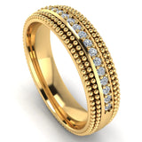 Men's Diamond Band 0.2ct Wedding Ring DW41 Heera Diamonds HEERA DIAMONDS