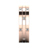 Men's Diamond Band 0.2ct Wedding Ring DW48 Heera Diamonds HEERA DIAMONDS