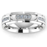 Men's Diamond Band 0.35ct Wedding Ring DW22 HEERA DIAMONDS