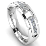 Men's Diamond Band 0.35ct Wedding Ring DW22 HEERA DIAMONDS