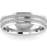 Men's Diamond Band 0.35ct Wedding Ring DW40 Heera Diamonds HEERA DIAMONDS