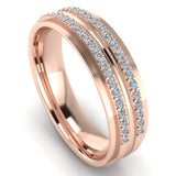 Men's Diamond Band 0.35ct Wedding Ring DW40 Heera Diamonds HEERA DIAMONDS