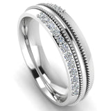 Men's Diamond Band 0.3ct Wedding Ring DW46 Heera Diamonds HEERA DIAMONDS