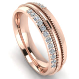 Men's Diamond Band 0.3ct Wedding Ring DW46 Heera Diamonds HEERA DIAMONDS