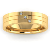 Men's Diamond Band 0.3ct Wedding Ring DW51 Heera Diamonds HEERA DIAMONDS